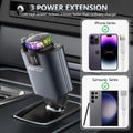 2025 Starlight 5-in-1 Car chargers | Retractable Fast Charger with Dual Ports, USB-C & Lightning Cable |